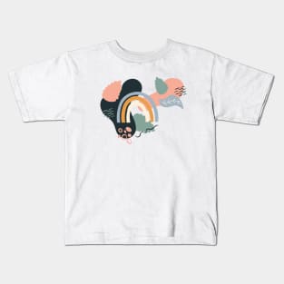 Abstract rainbow Kids T-Shirt